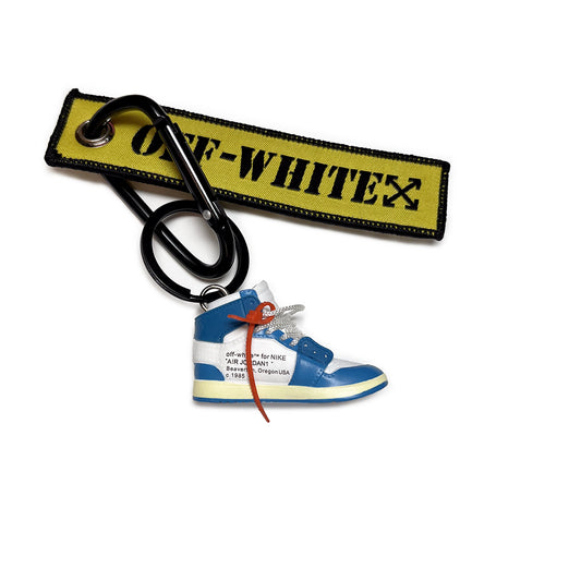 Portachiavi Sneakers J1 Off-White University Blue